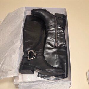 Jessica Simpson-Botta Black Leather Boots